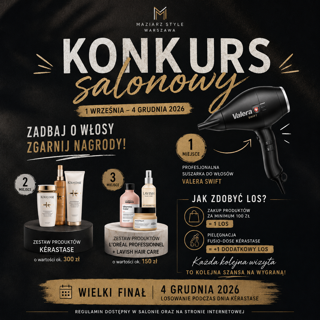Konkurs salonowy MaziarzStyle - promocja